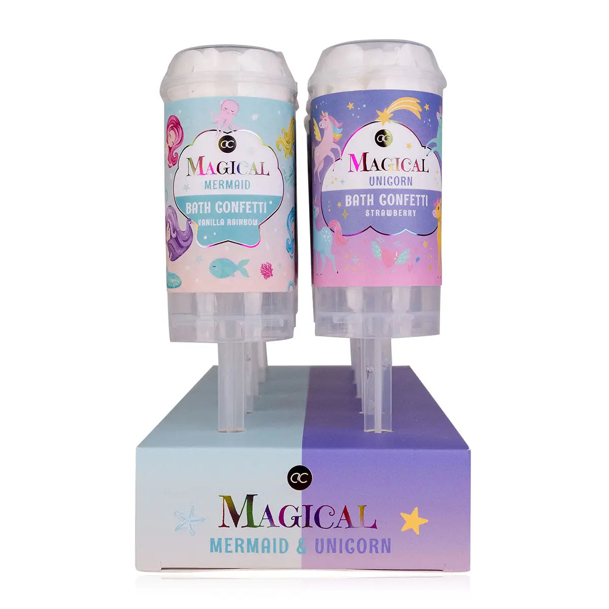 Badekonfetti Meerjungfrau & Einhorn assortiert