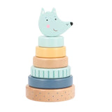 Tutete Holz Stapelturm Wolf