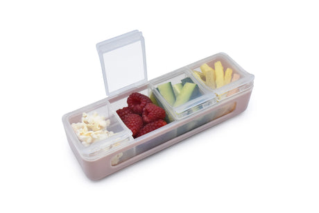 Znünibox Snackbox Melii mit 4 Fächern Rosa