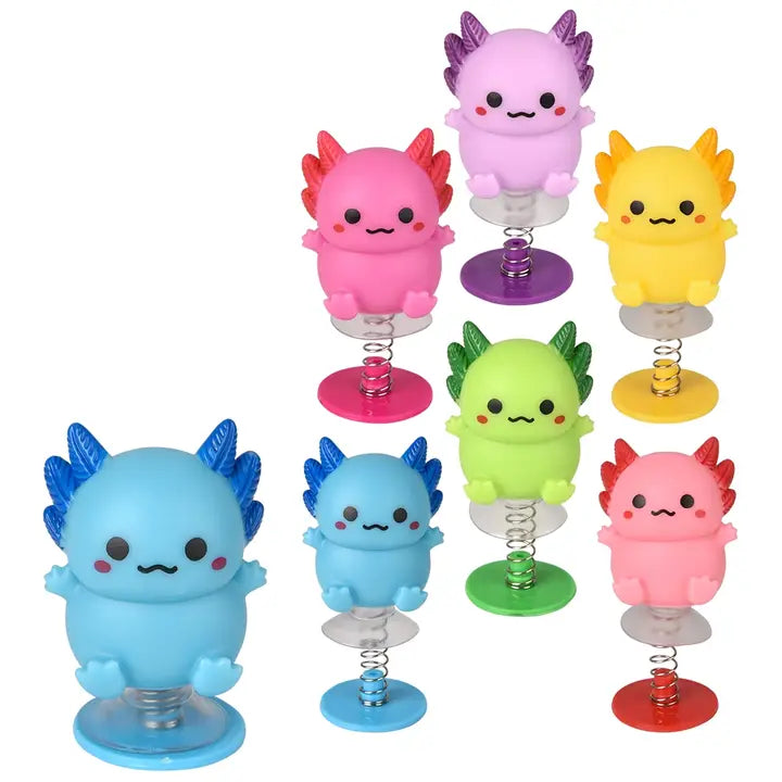 Pop Up Hüpfspielzeug Axolotl assortiert