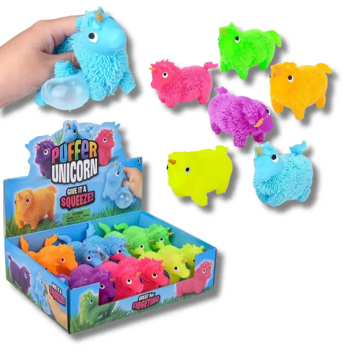 Einhorn Quetschpuffer assortiert