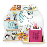 Toniebox 1 & 2 Regal Einhorn mit Regenbogen