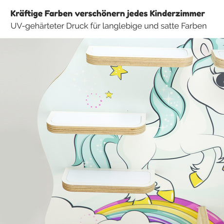 Toniebox 1 & 2 Regal Einhorn mit Regenbogen