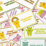 Lunchbox & Znünibox Nachrichtenkarten Monsterchen