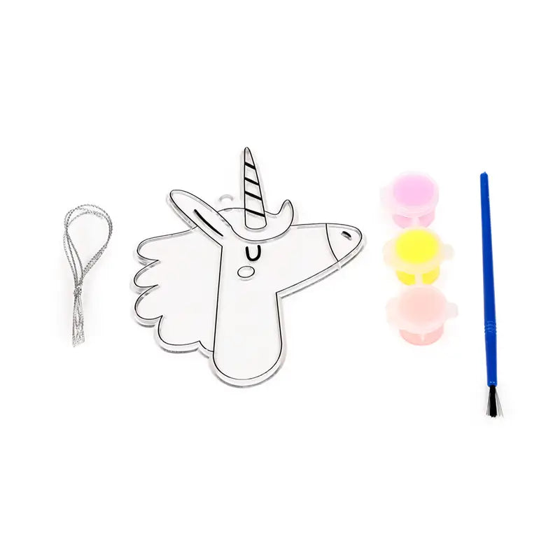 Bastelset Kinder Schmuckanhänger Einhorn