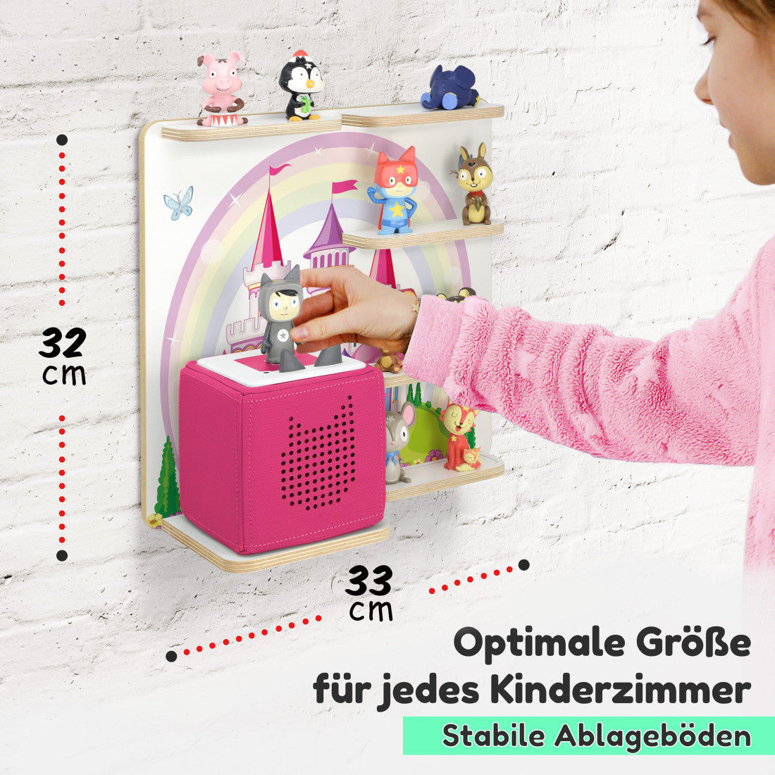 Toniebox 1 & 2 Regal Multi Märchenschloss