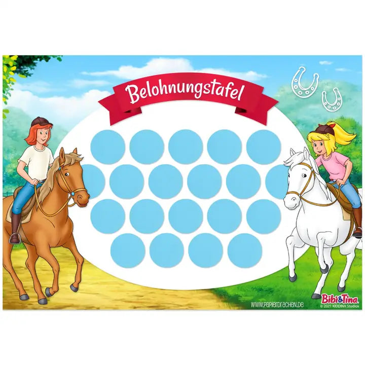 Belohnungstafel Bibi und Tina
