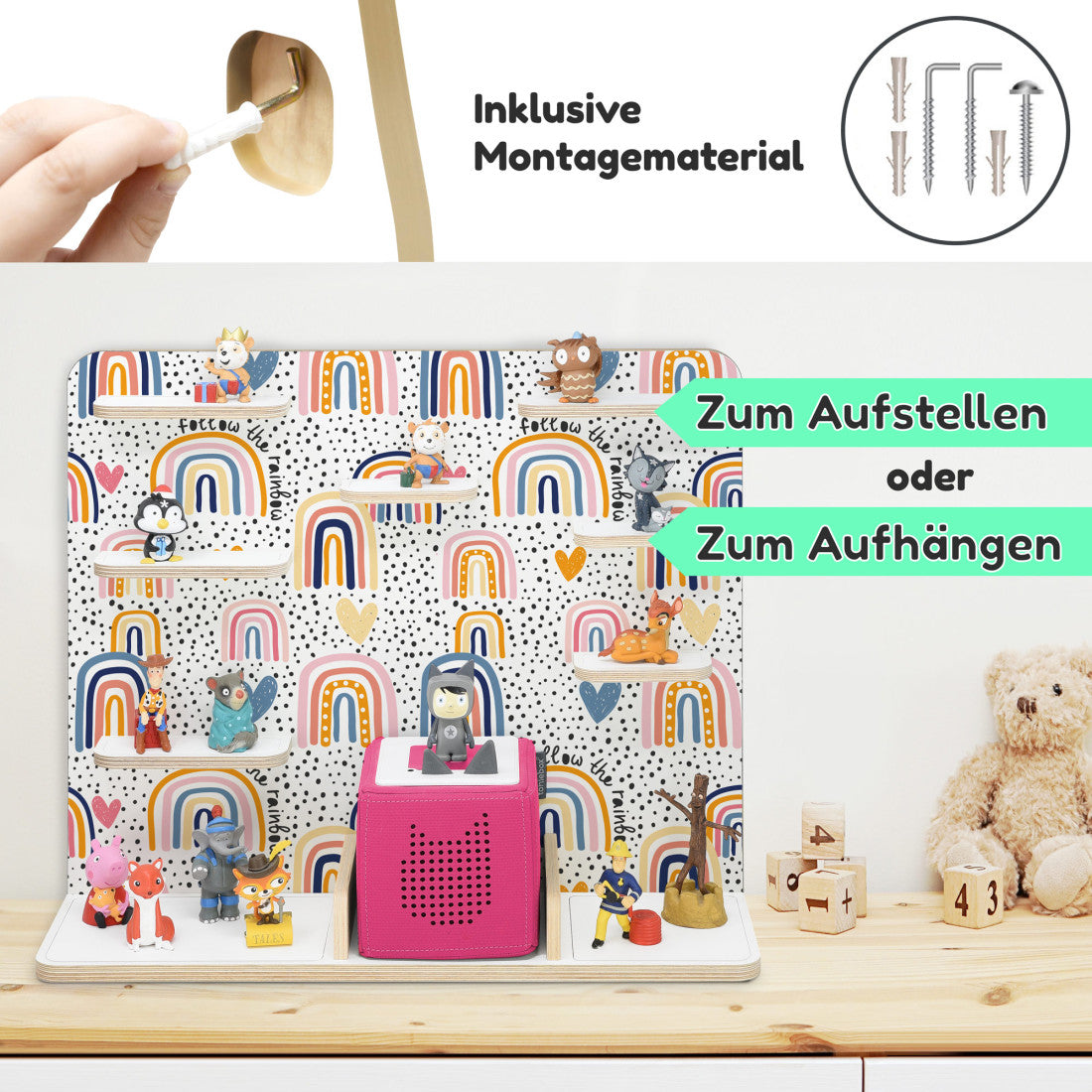 Toniebox 1 & 2 Regal Deluxe Follow The Rainbow