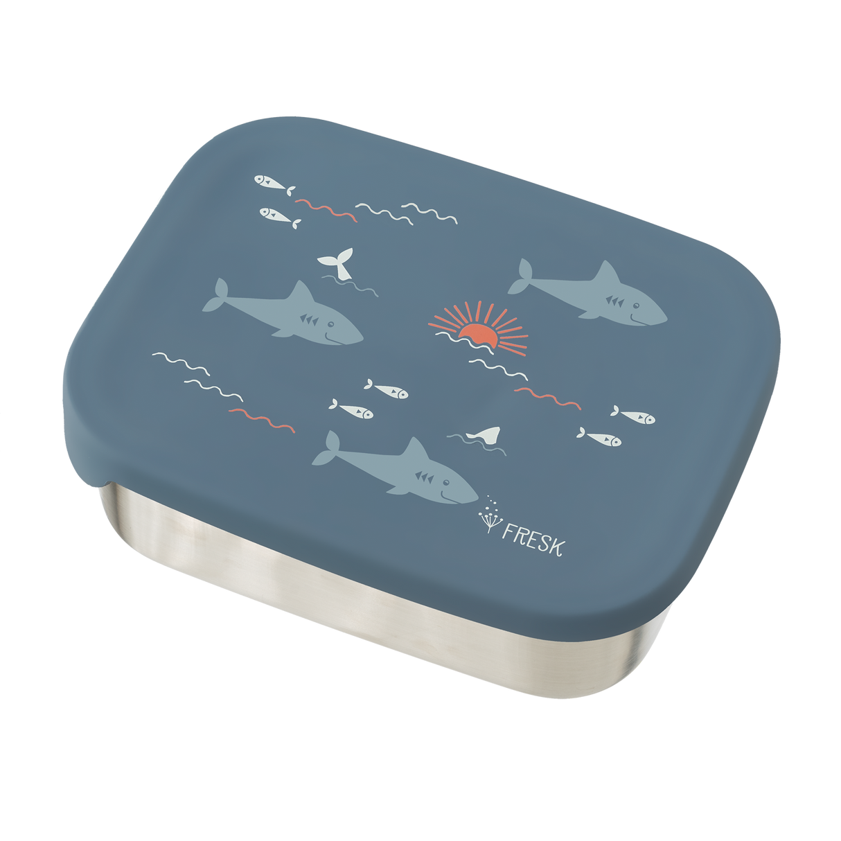 Edelstahl Znünibox Fresk Haifisch
