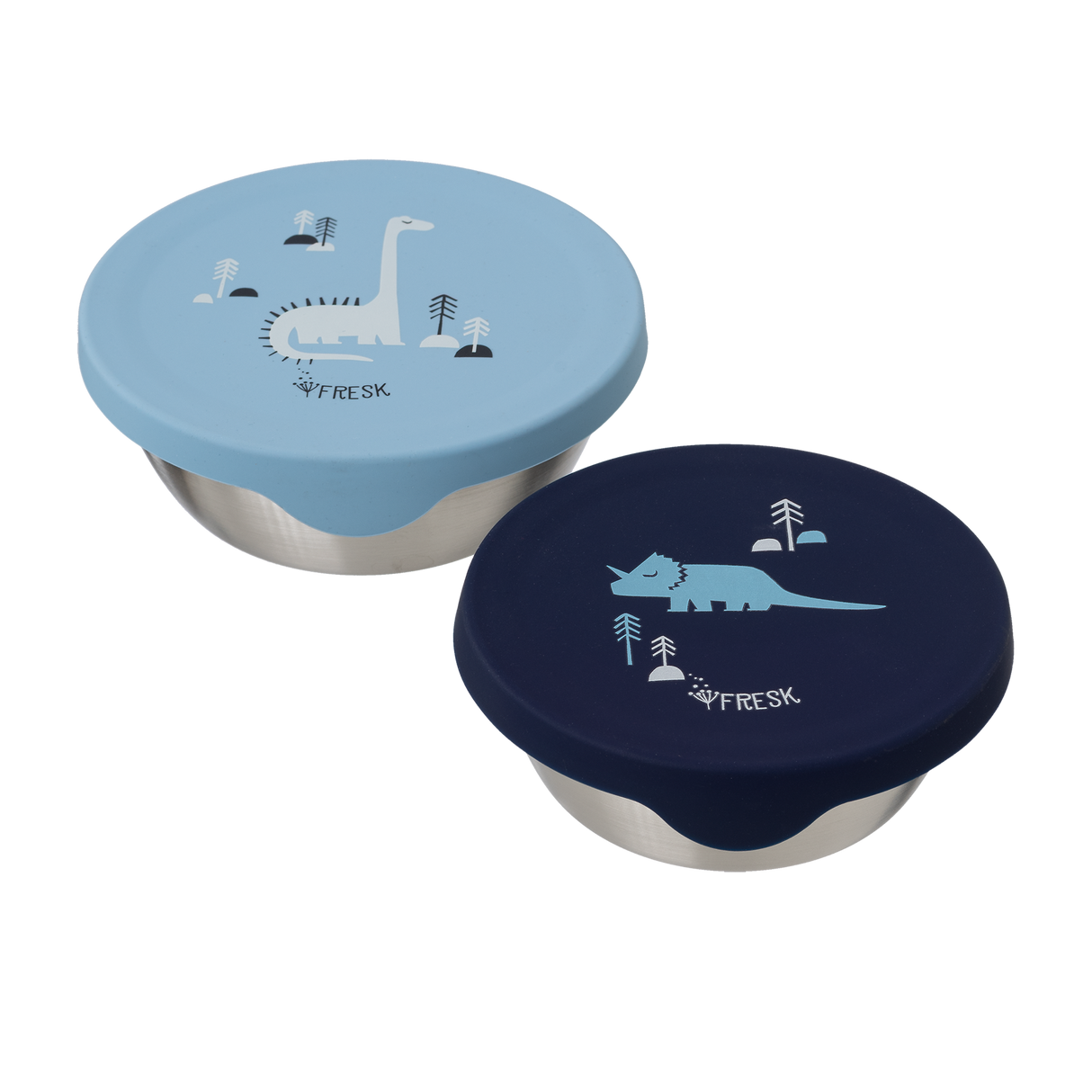 Edelstahl Znünibox Snackbox Dino