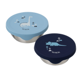 Edelstahl Znünibox Snackbox Dino