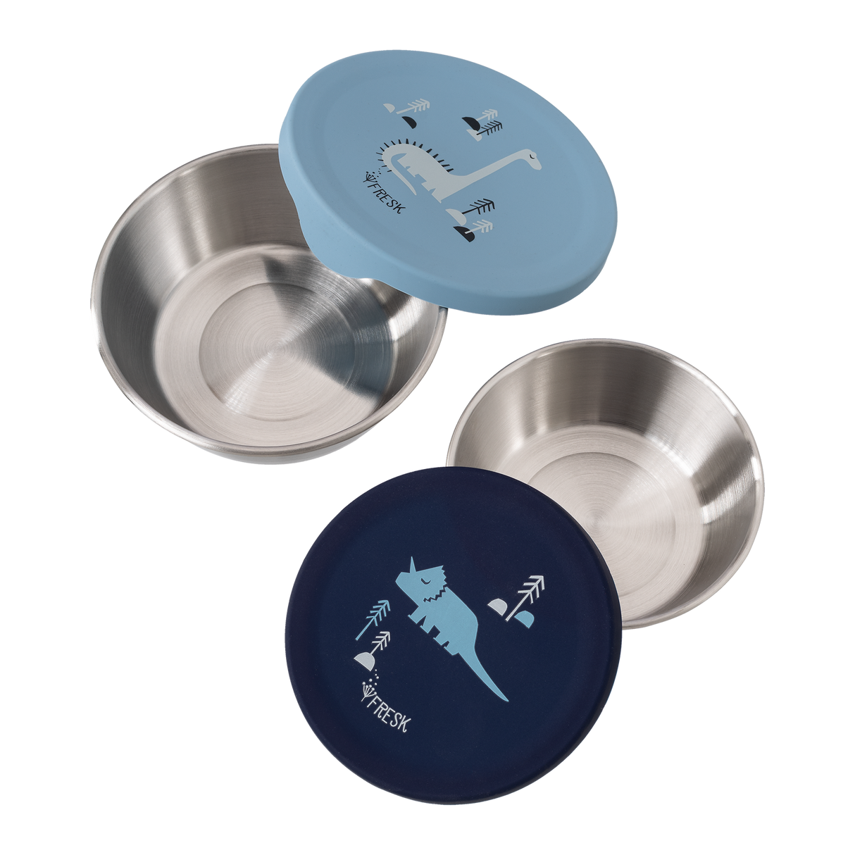 Edelstahl Znünibox Snackbox Dino