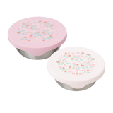 Edelstahl Znünibox Snackbox Blume