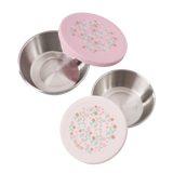 Edelstahl Znünibox Snackbox Blume