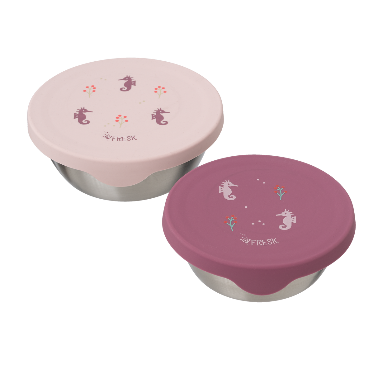 Edelstahl Znünibox Snackbox Seepferd