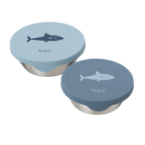 Edelstahl Znünibox Snackbox Haifisch