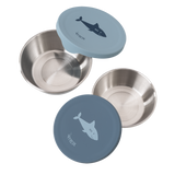 Edelstahl Znünibox Snackbox Haifisch