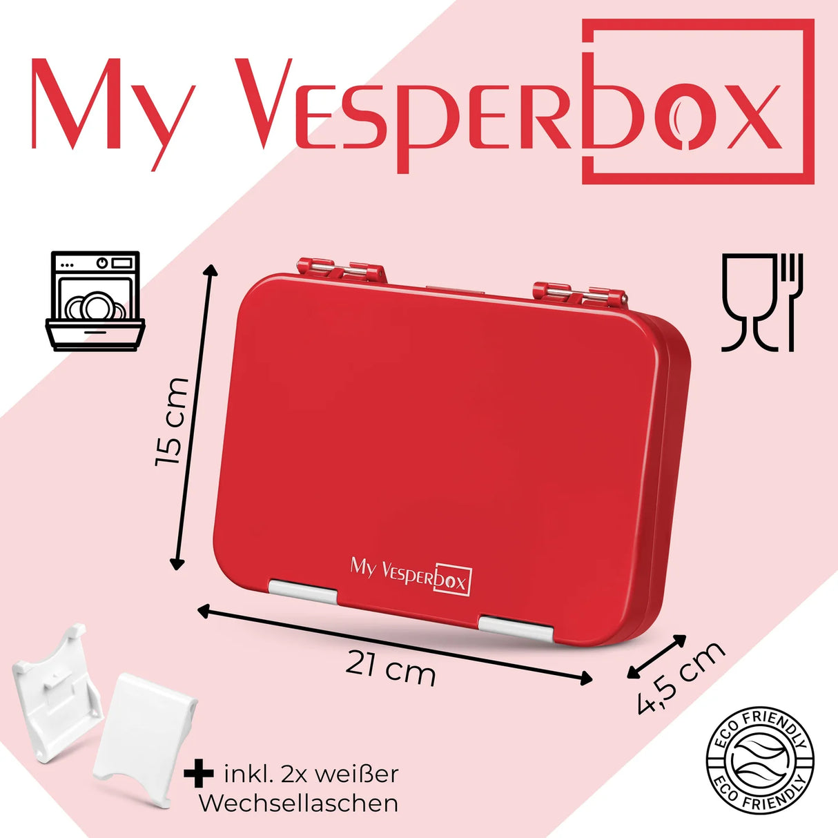 Znünibox My Vesperbox Len Rot