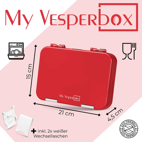 Znünibox My Vesperbox Len Rot
