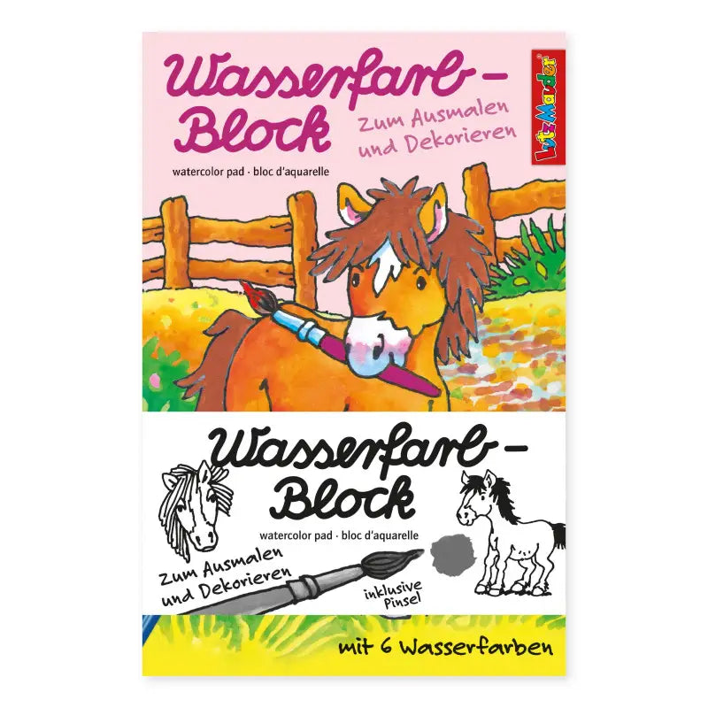 Magischer Malblock Pferde