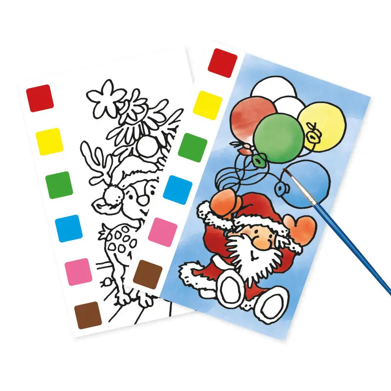 Magischer Malblock Weihnachten
