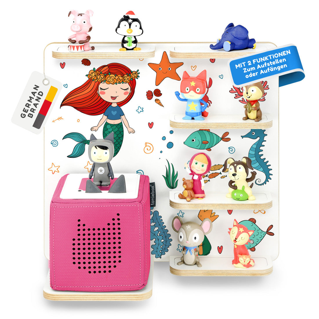 Toniebox 1 & 2 Regal Multi Meerjungfrau