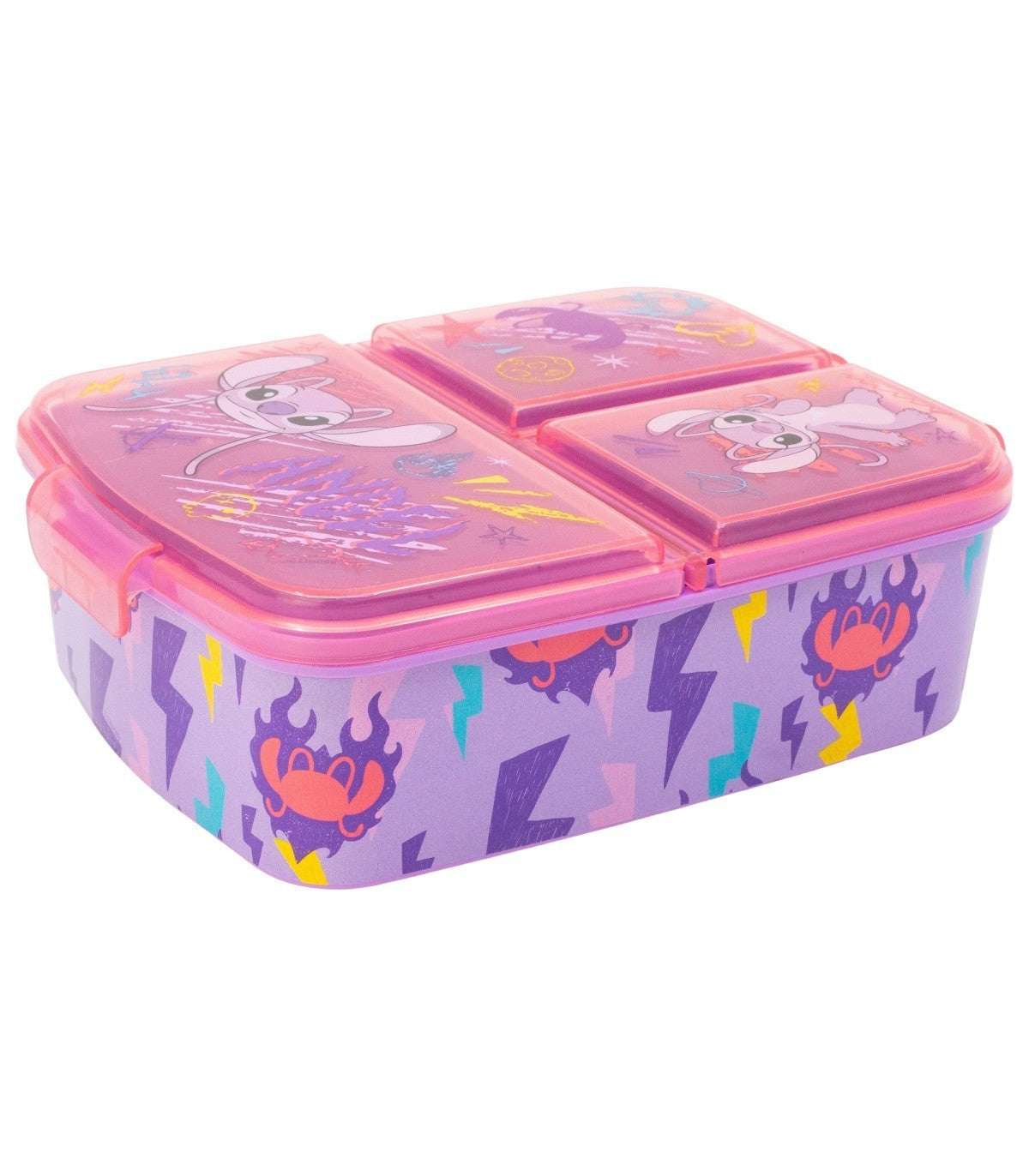 Znünibox Comic aufklappbar Stitch Rosa