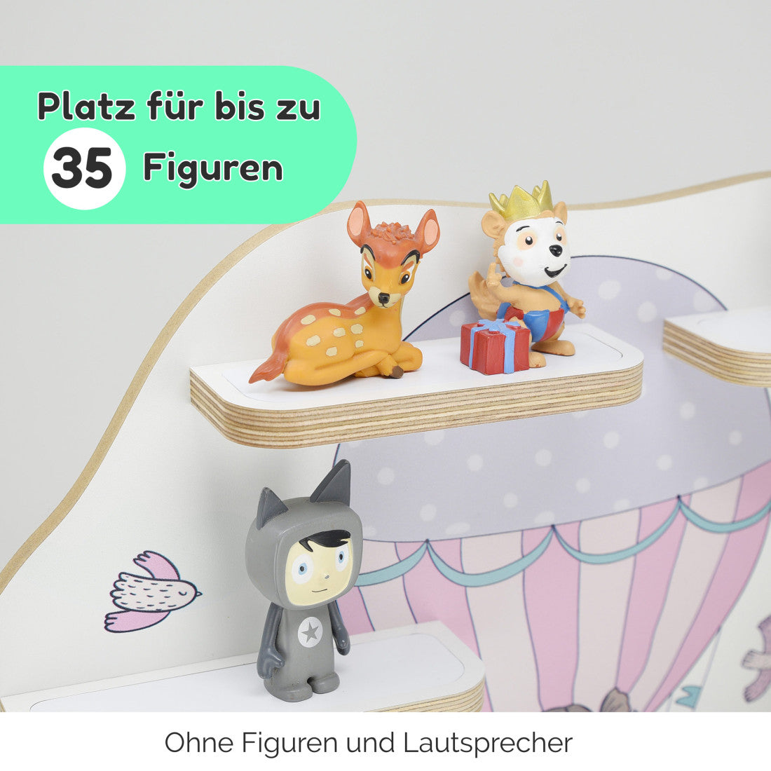 Toniebox 1 & 2 Regal Heissluftballon mit Freunden