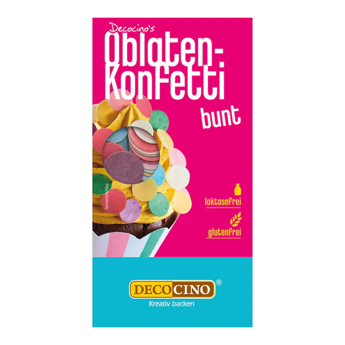 Buntes Oblaten Konfetti 5g