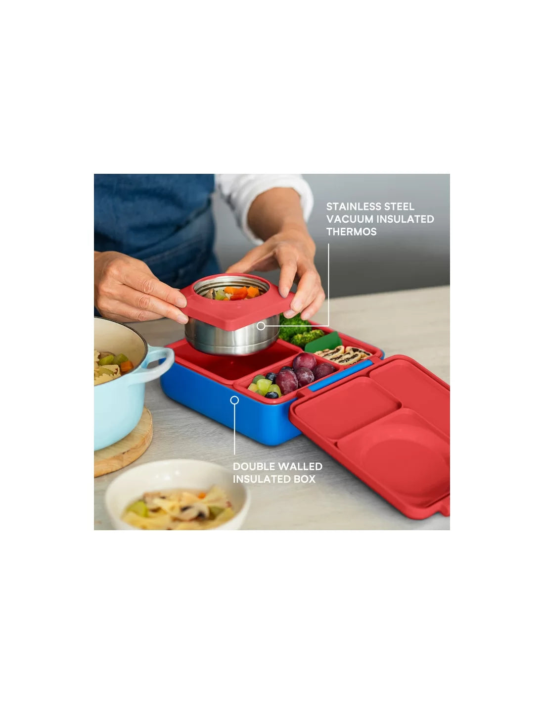 Thermo Lunchbox OmieBox Rot