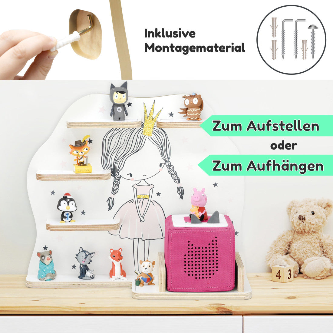 Toniebox 1 & 2 Regal Prinzessin