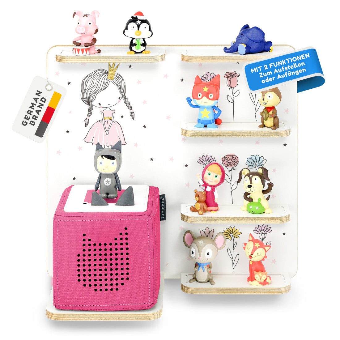 Toniebox 1 & 2 Regal Multi Prinzessin