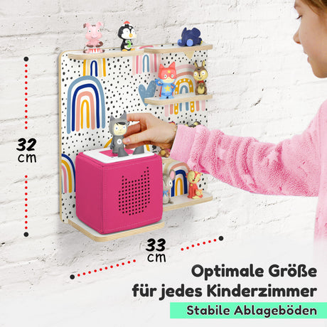 Toniebox 1 & 2 Regal Multi Regenbogen