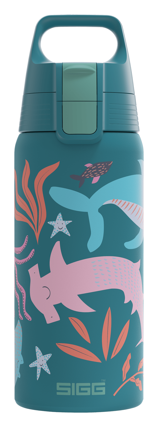 Kinder Thermosflasche Sigg Shield One Blue World