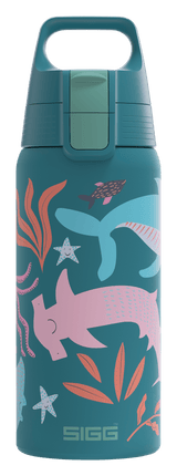 Kinder Thermosflasche Sigg Shield One Blue World