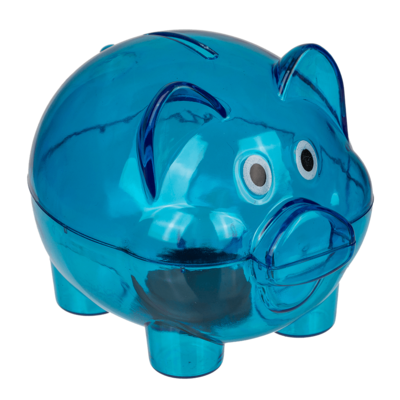 Sparschwein Blau