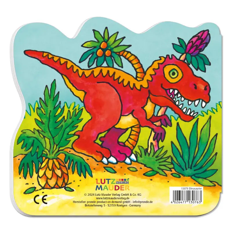 Stanzausmalbuch Dinosaurier