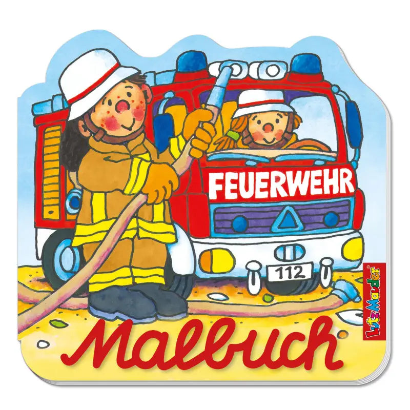 Stanzausmalbuch Feuerwehr