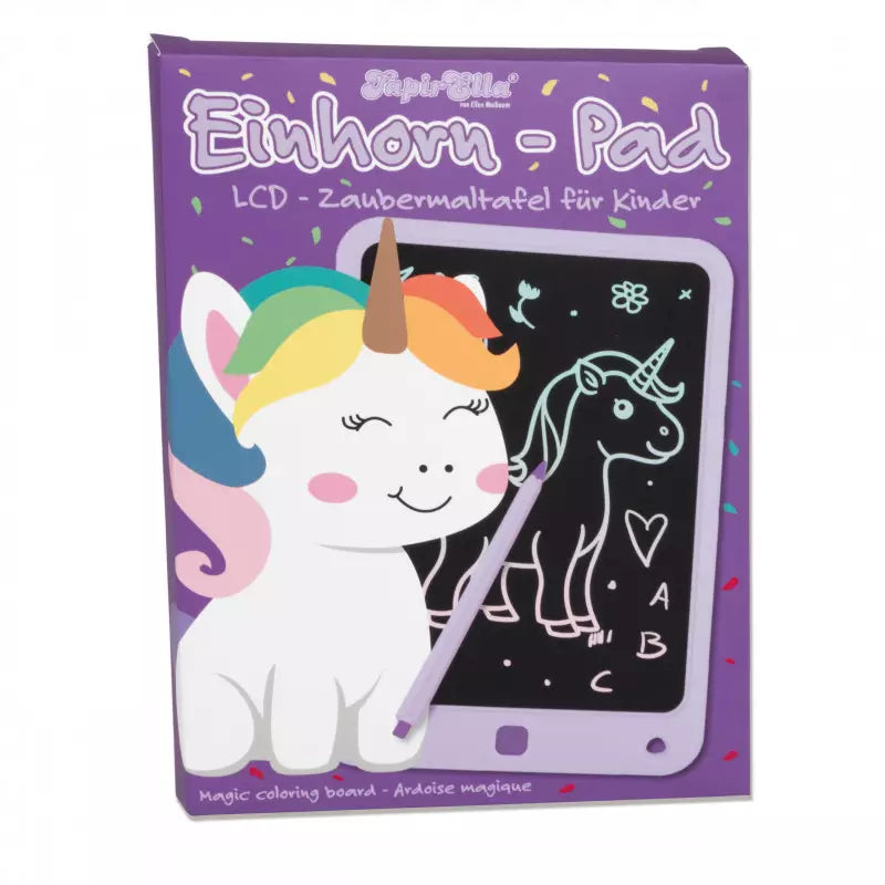 LCD Zaubermaltafel für Kinder Einhorn