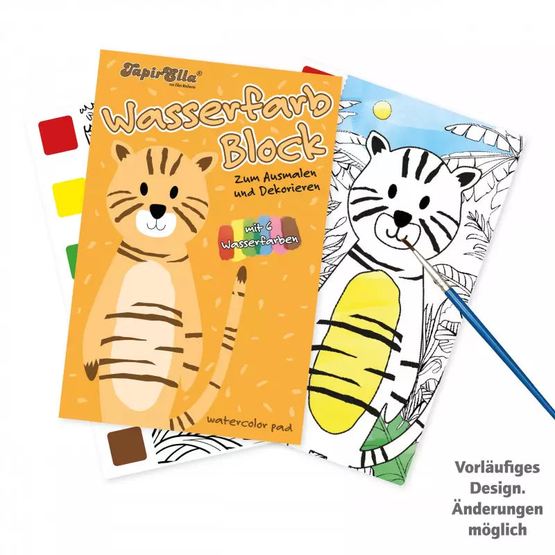 Magischer Malblock Tiger