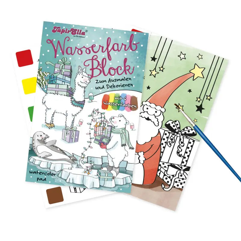 Magischer Malblock Winterzauber