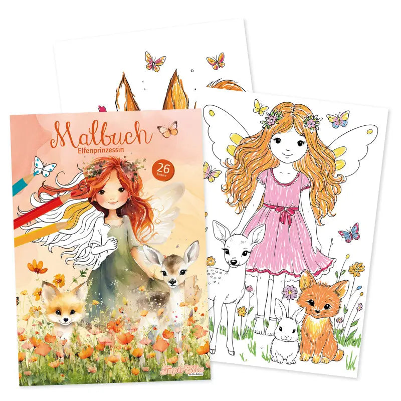 Malbuch Elfenprinzessin