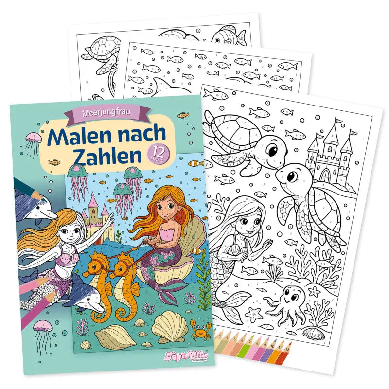 Malen nach Zahlen Meerjungfrau