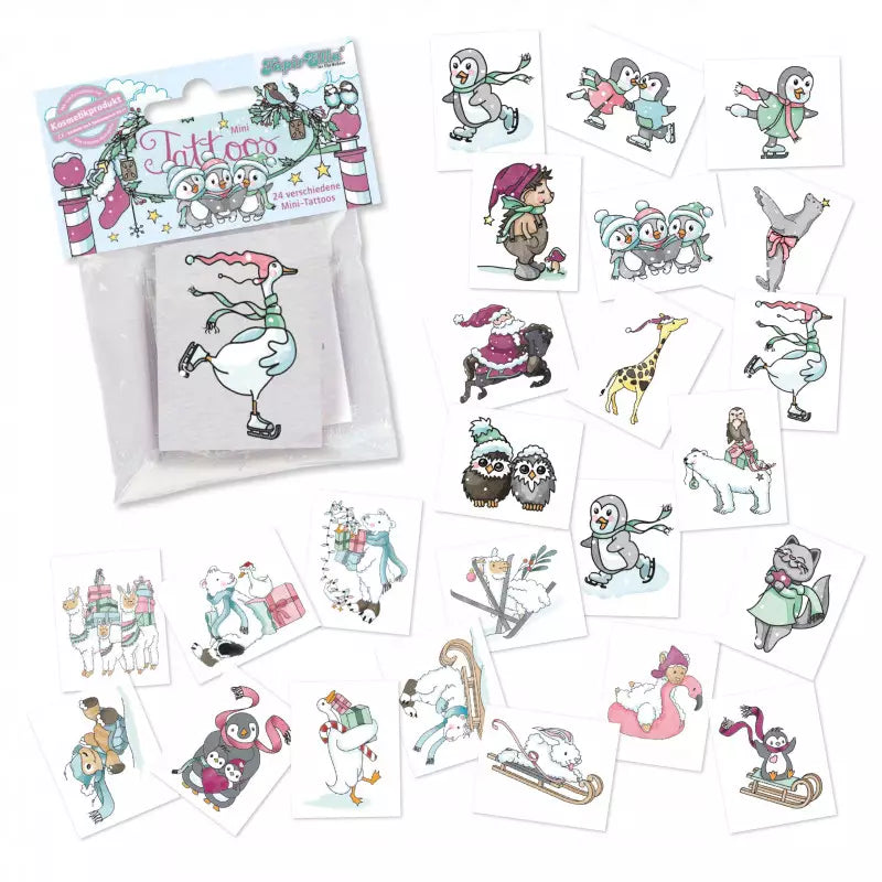 Kinder Mini Tattoo Set Winter
