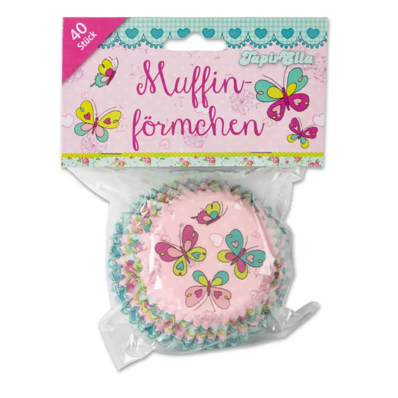 Muffinförmchen Set Schmetterling