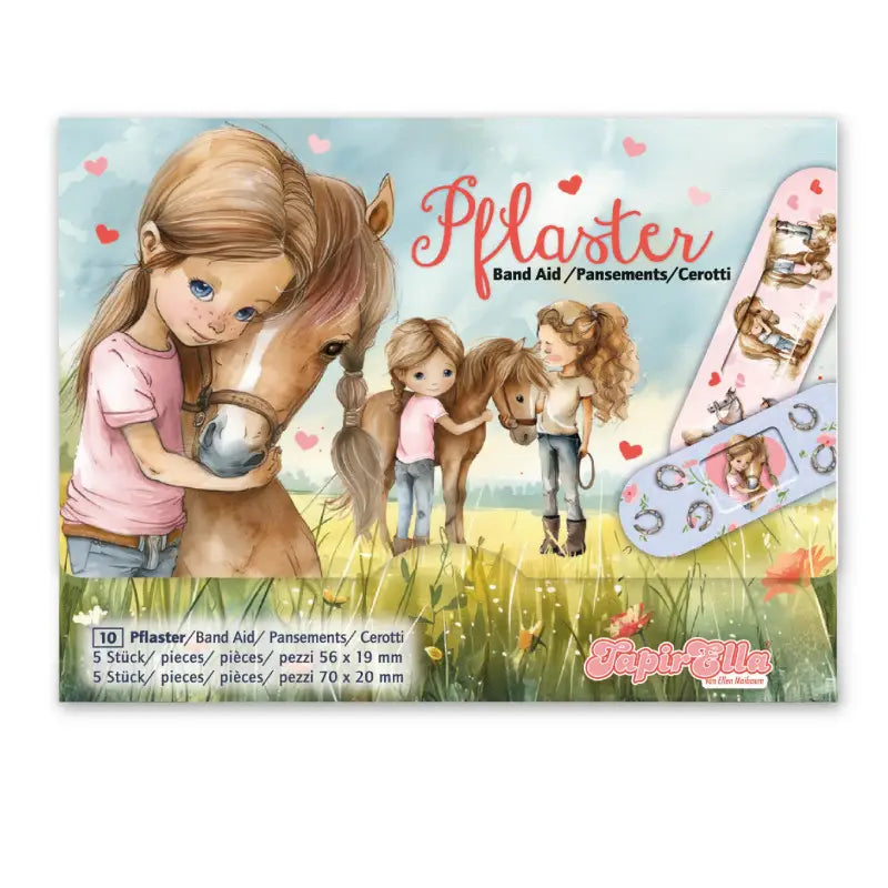 Kinderpflaster Pferdemädchen