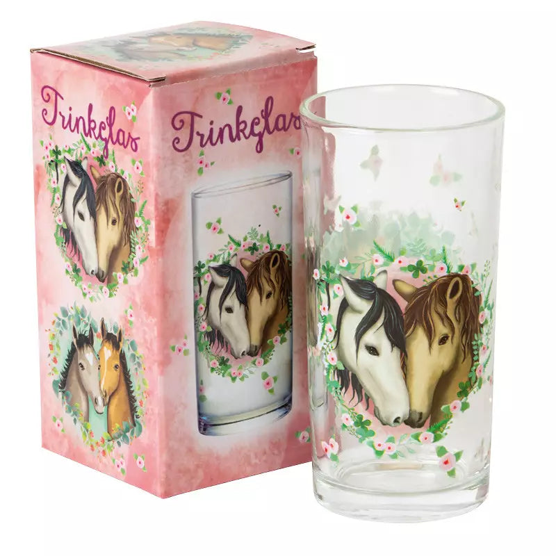 Trinkglas Pferdekopf