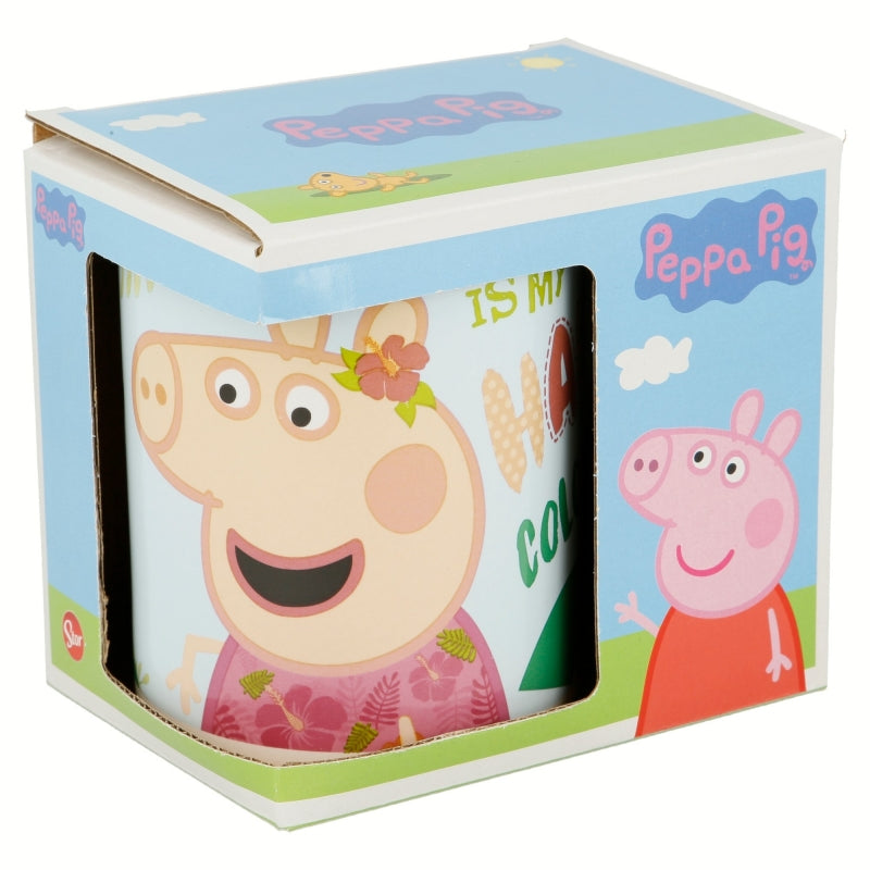 Kinder Keramiktasse Comic Peppa Wutz