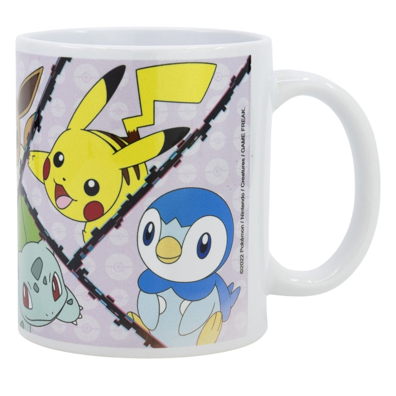 Kinder Keramiktasse Comic Pokémon Freunde
