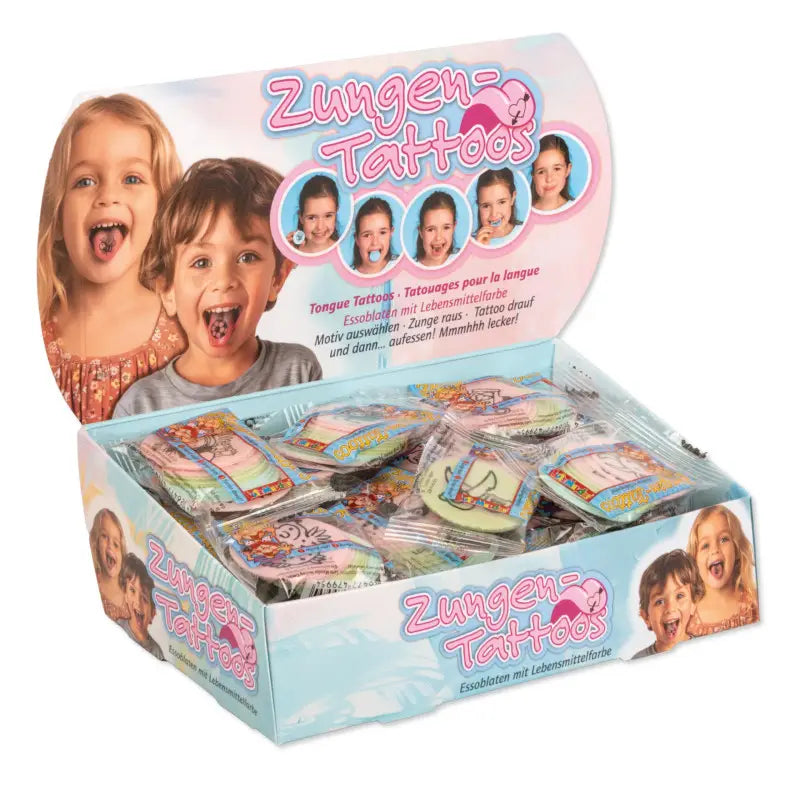 Kinder Zungentattoo 10 Stück